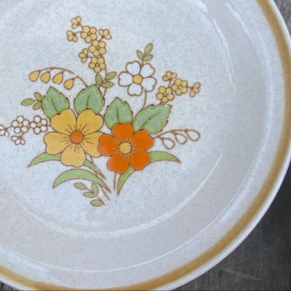 Vintage JcPenny Festive Floral Dinnerware Plates - Picture 6 of 6